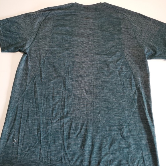 Lululemon Mens XL Green Get Outside Sweaty Dirty Short Sleeve T Shirt - Picture 5 of 7